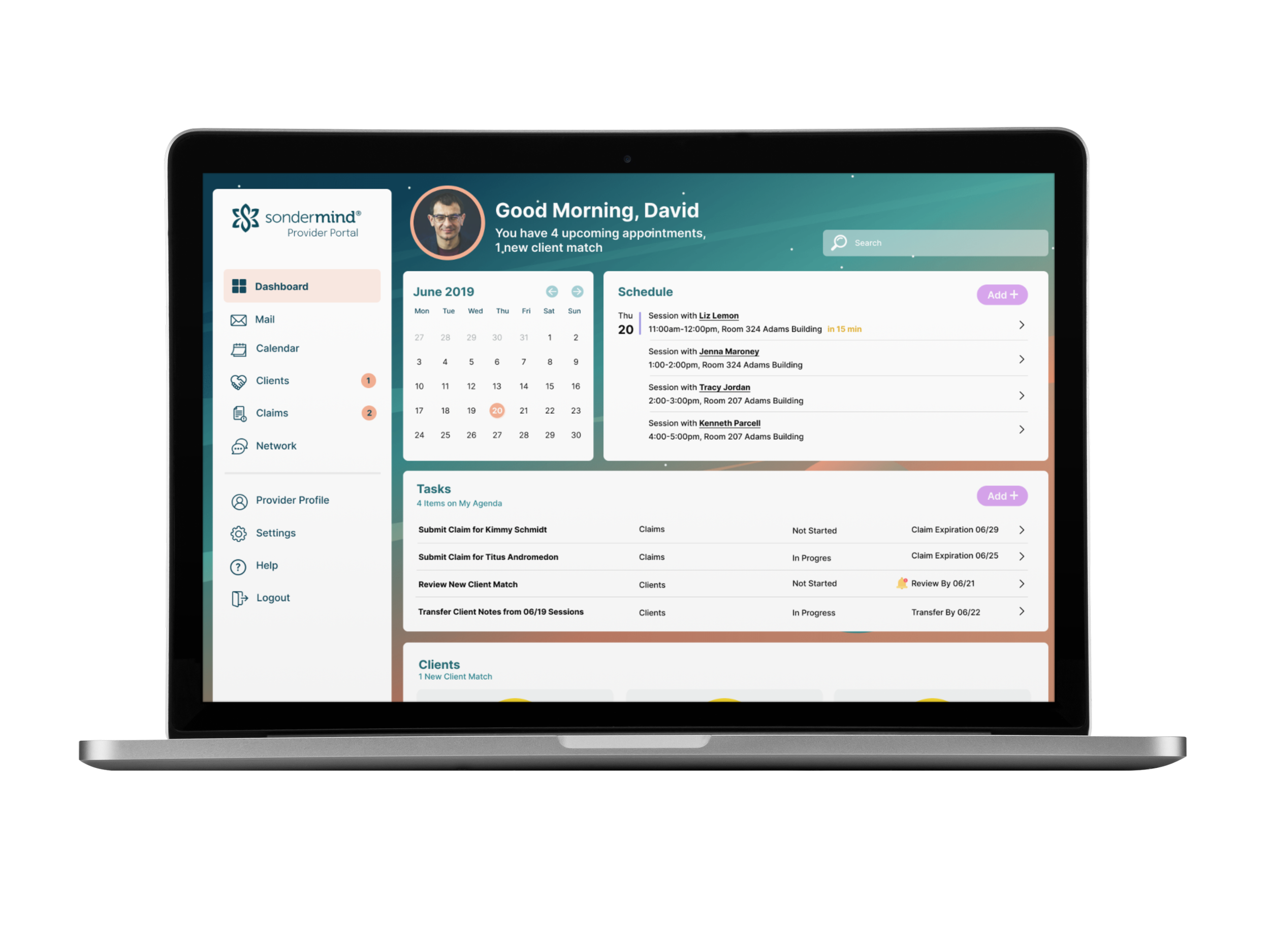 Sondermind Provider Login